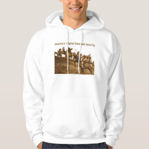 Amerika original- hemlandsäkerhet (omväxlande ve sweatshirt med luva