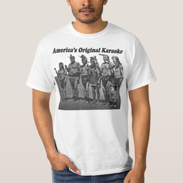 Amerika original- Karaoke Tee Shirt (Framsida)