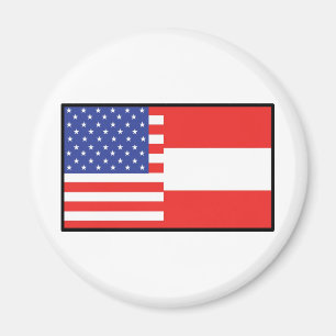 Amerika Österrike Magnet