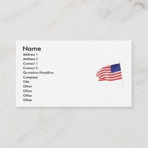 Amerika patriotiska 862 visitkort