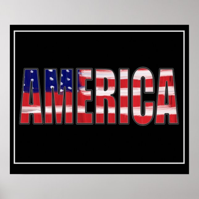 AMERIKA POSTER (Framsidan)