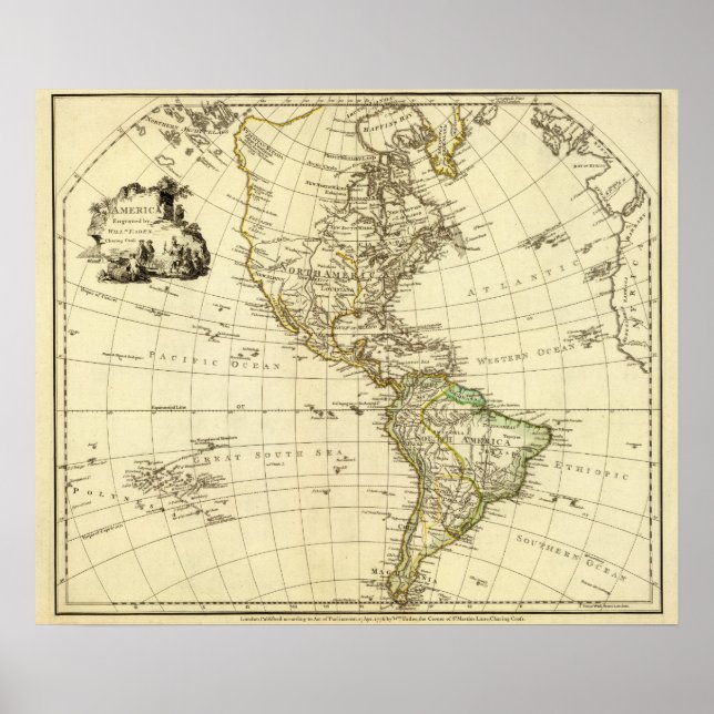 Amerika Poster (Framsidan)