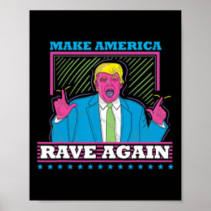 Amerika raderade igen en märklig trumma Edm Shirt1 Poster
