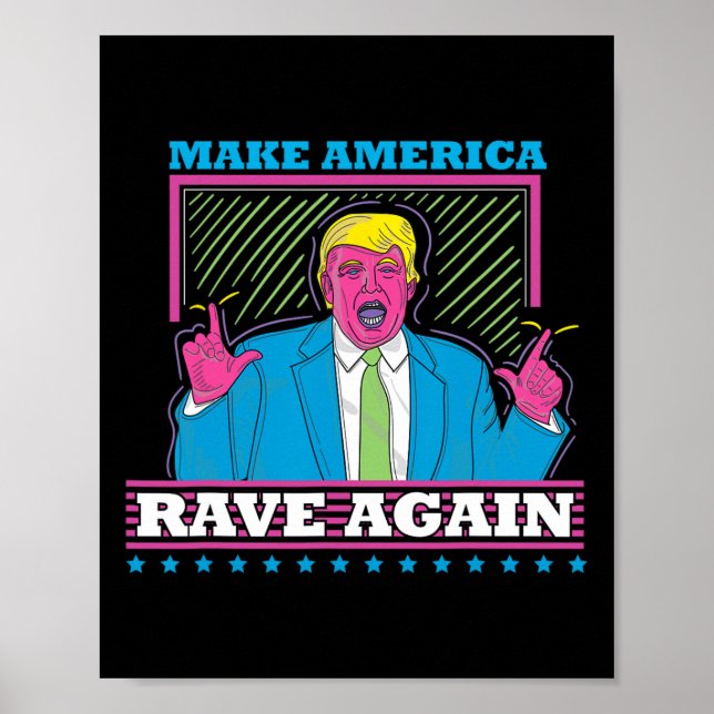 Amerika raderade igen en märklig trumma Edm Shirt1 Poster (Framsidan)