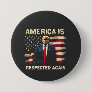 Amerika respekteras igen Trump USA 4:e juli Knapp