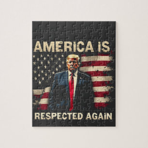 Amerika respekteras igen Trump USA 4:e juli Pussel