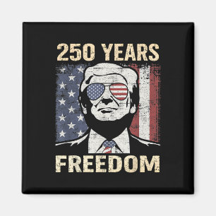 Amerika Roligt Trump 4 juli Magnet