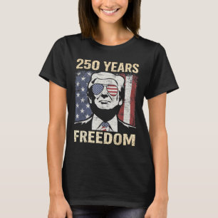 Amerika Roligt Trump 4 juli T Shirt
