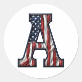 Amerika. Runt Klistermärke