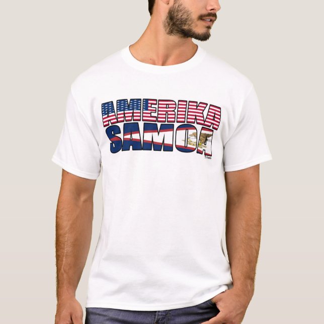 Amerika Samoa 2 T Shirt (Framsida)