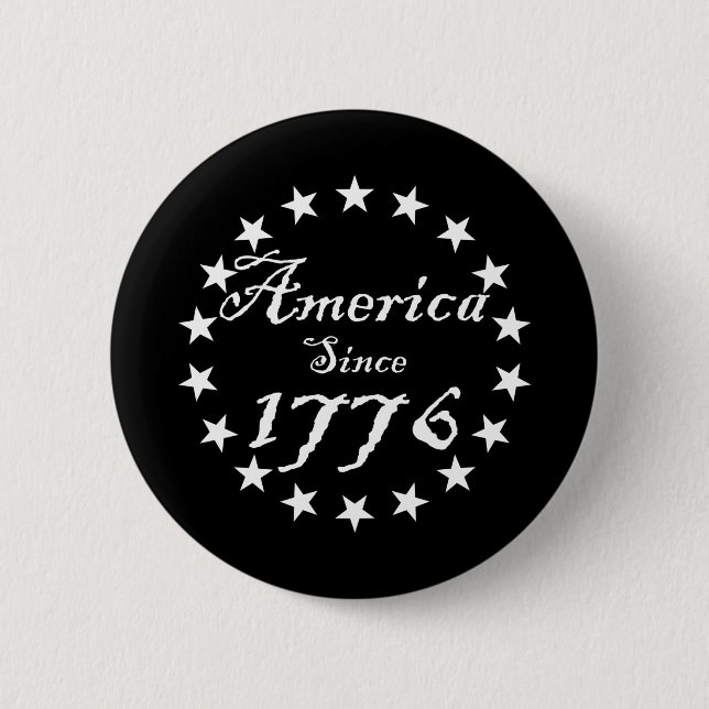 Amerika sedan 1776 knapp (Framsida)