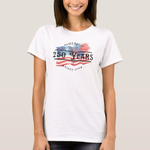 Amerika sedan 1776 med amerikansk flagga/fyrverker t shirt
