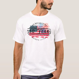 Amerika sedan 1776 med amerikansk flagga/fyrverker t shirt