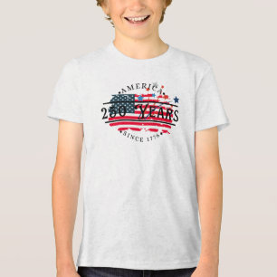 Amerika sedan 1776 med amerikansk flagga/stjärnor t shirt