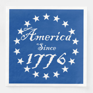 Amerika sedan 1776 pappersservett