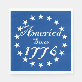 Amerika sedan 1776 pappersservett