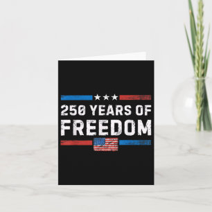 Amerika Semiquincentennial den 4 juli 2026 250 år Kort