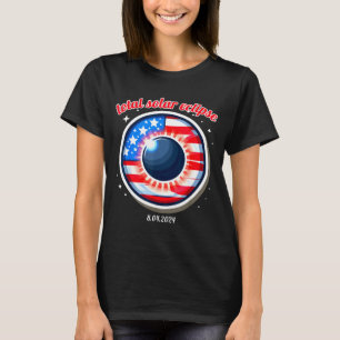 Amerika solförmörkelse texas 4.8.24 total solförmö t shirt