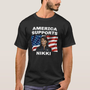 Amerika stöder Nikki Haley T Shirt
