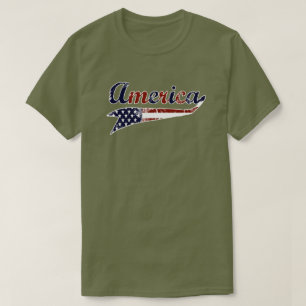 Amerika SwashT-tröja T Shirt