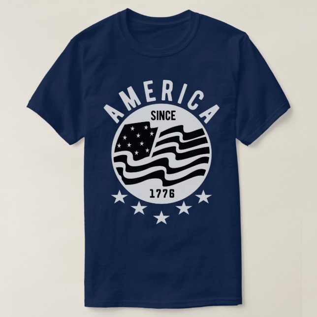 AMERIKA T SHIRT (Design framsida)