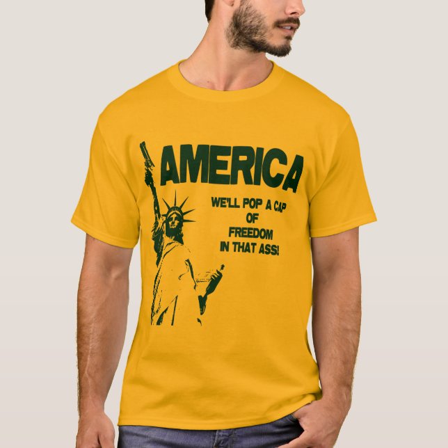 AMERIKA T SHIRT (Framsida)