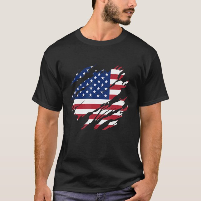 Amerika T Shirt (Framsida)