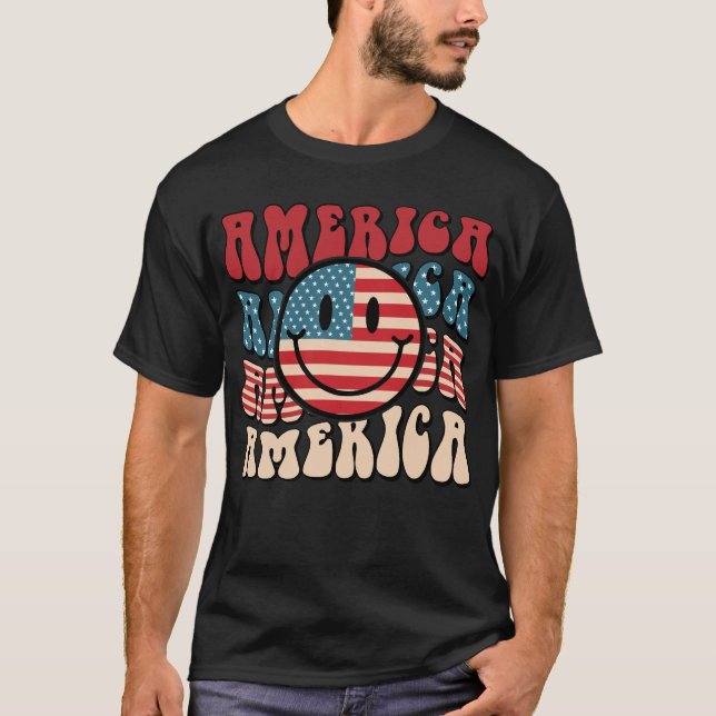 Amerika T Shirt (Framsida)