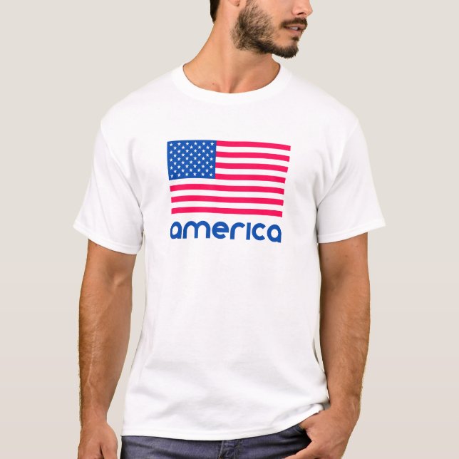 Amerika T Shirt (Framsida)