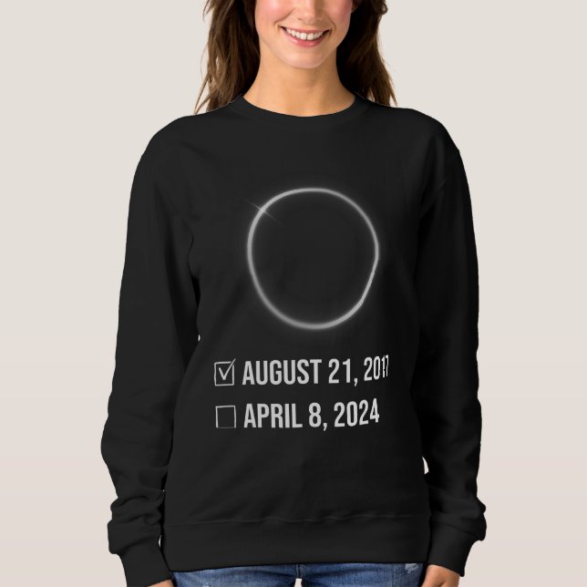 Amerika Total Eclipse T-shirt Augusti 2017 April 8 (Framsida)