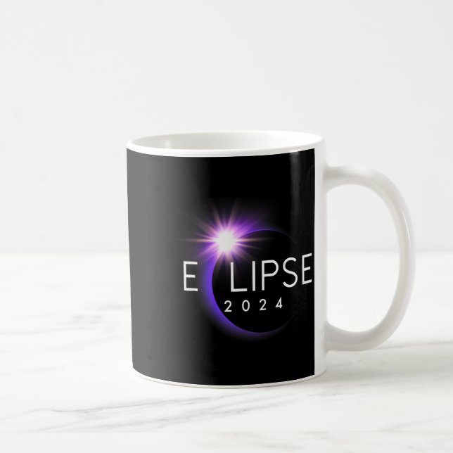Amerika Totalitet 04 08 24 Total solförmörkelse 20 Kaffemugg (Höger)