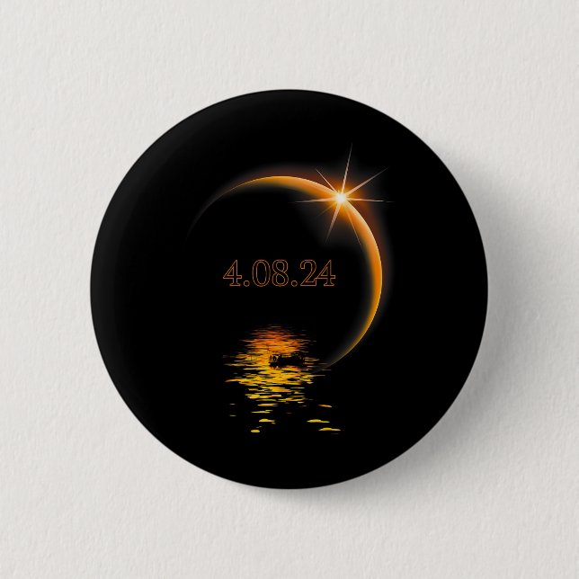 Amerika Totality 04 08 24 Total Solar Eclipse 2024 Knapp (Framsida)