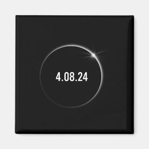Amerika Totality 04.08.24 Total Solar Eclipse 2024 Magnet