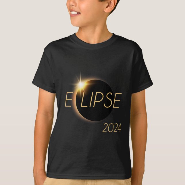 Amerika Totality 04 08 24 Total Solar Eclipse 2024 T Shirt (Framsida)
