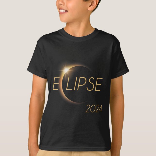 Amerika Totality 04 08 24 Total Solar Eclipse 2024 T Shirt (Framsida)