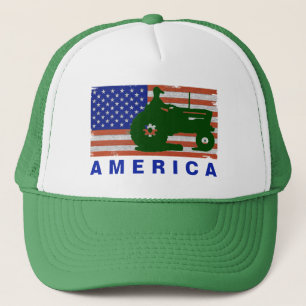 AMERIKA - Traktorns FLAGGA Keps