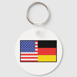 Amerika Tyskland Nyckelring