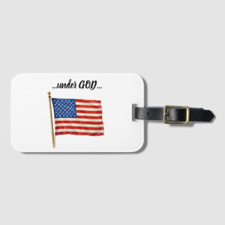 Amerika under Gud Bagagebricka