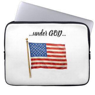 Amerika under Gud Laptop Fodral