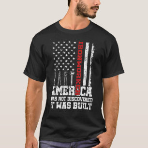 Amerika upptäcktes inte, utan Byggdes ironworke T Shirt