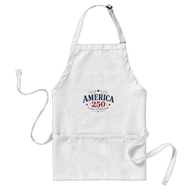 Amerika USA 250-årsjubileum, 250 år av frihet Förkläde (Framsidan)