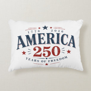 Amerika USA 250-årsjubileum, 250 år av frihet Prydnadskudde