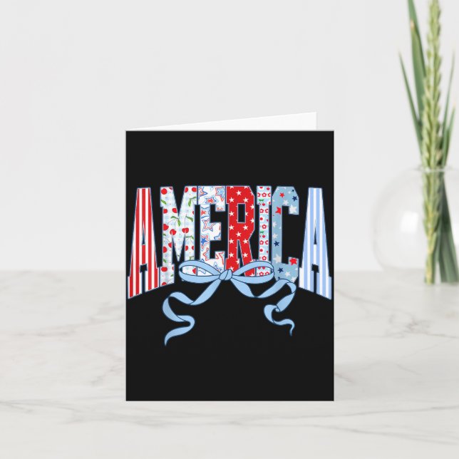 Amerika USA Förenta Staterna 4 juli 1776 Kort (Framsida)