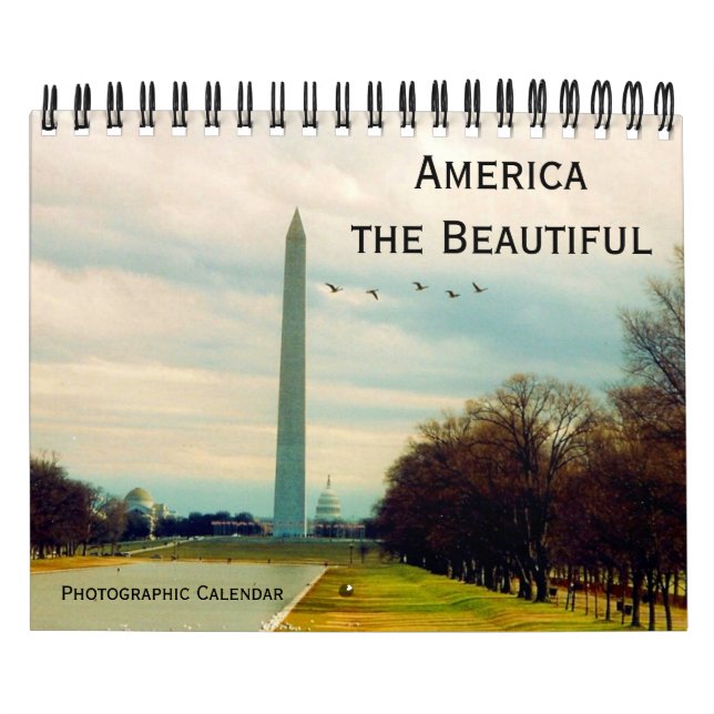amerika vacker liten 2027 kalender (Omslag)