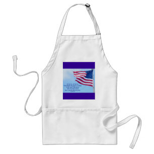 Amerika, vackra Apron Förkläde