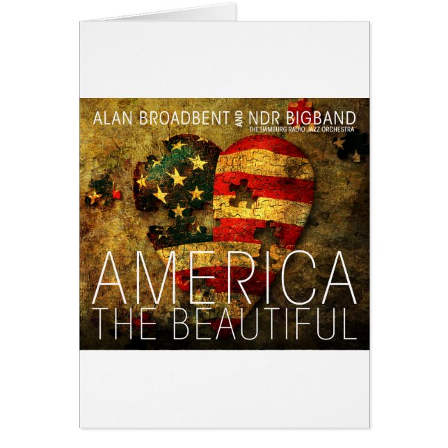Amerika, vackra hälsningskort (Framsidan)