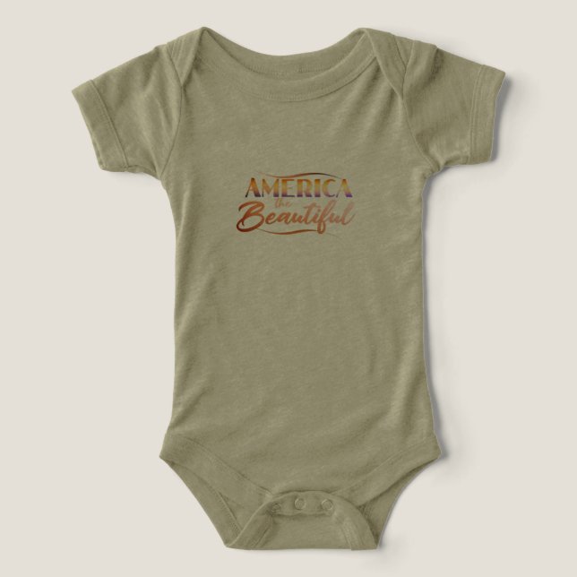 Amerika, vackra t shirt (Design Framsida)
