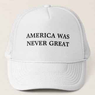 Amerika var aldrig den underbara hatten keps