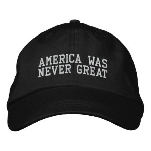 Amerika var aldrig Underbart Broderad Keps