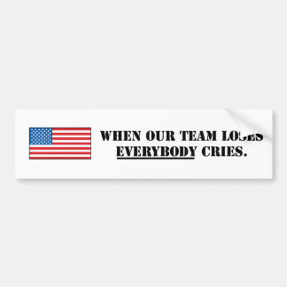 Amerika - vårt lag bildekal